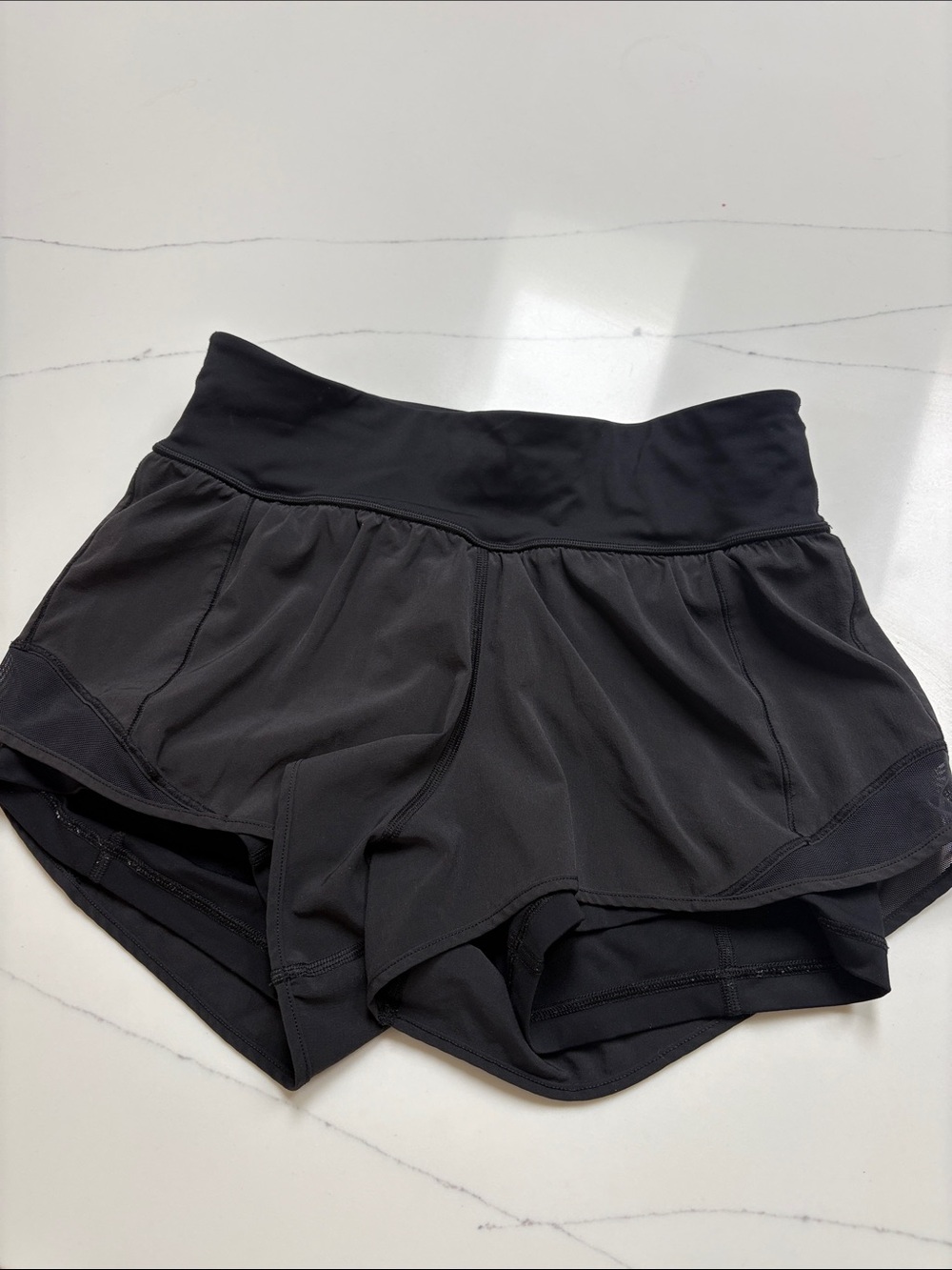 lululemon athletica Black Athletic hottie hot Shorts 2.5” inseam, hi rise